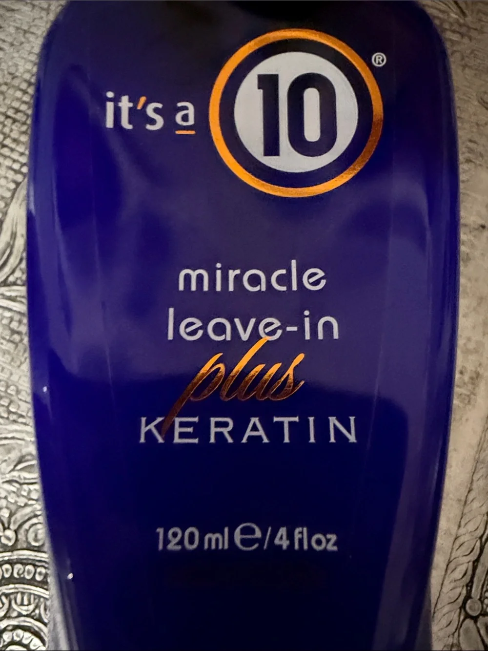 It’s a 10 miracle leave-in Plus Keratin